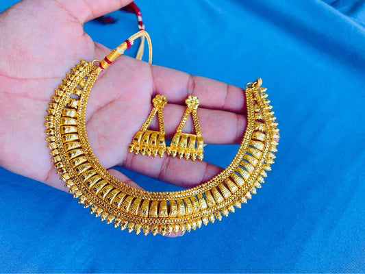 Bollywood style 24k  gold plated Necklace Set gift for her