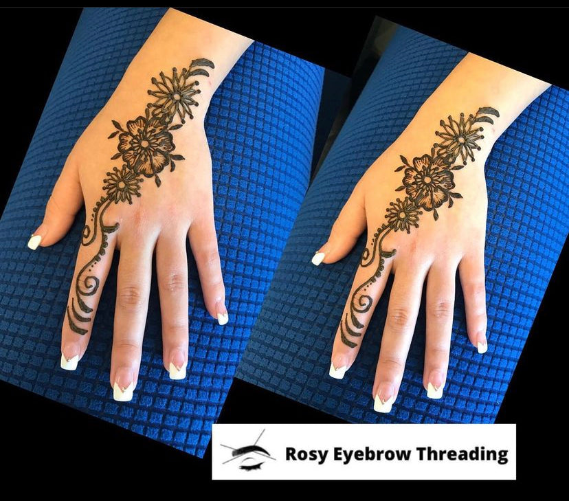 Update more than 78 mehndi tattoo designs for wrist